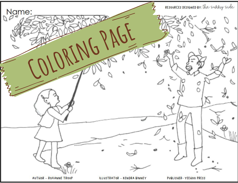 My Grandpa, My Tree, and Me coloring page