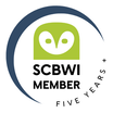 SCBWI member badge and link