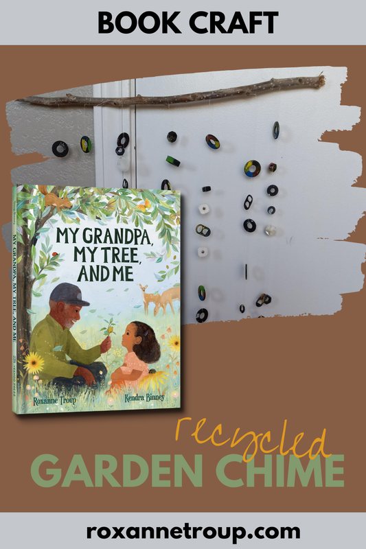 recycled garden chime book craft